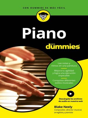cover image of Piano para Dummies